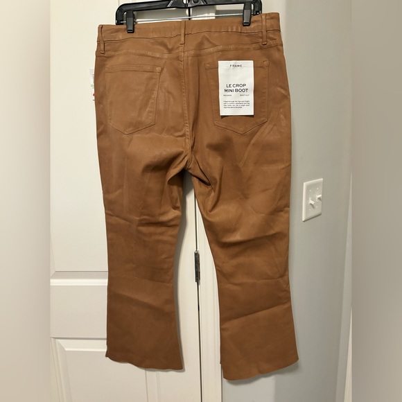 Frame Le Crop Mini Mid Rise Bootcut Jeans in Latte NWT 34 - Picture 11 of 12